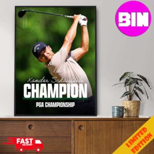 Congrats Xander Schauffele Champion PGA Championship Golf 2024 Home Decor Poster Canvas