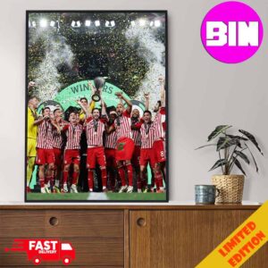 Crograts Olympiacos Champions The UEFA Conference League 2024 UECL Final Home Decor Poster Canvas