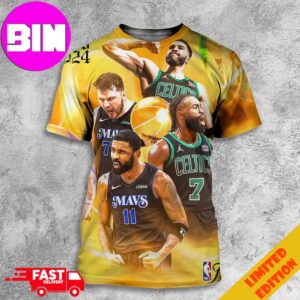 Dallas Mavericks And Boston Celtics In The NBA Finals 2024 June 6 On ABC All Over Print Unisex T-Shirt