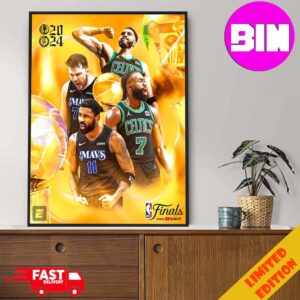 Dallas Mavericks And Boston Celtics In The NBA Finals 2024 June 6 On ABC Home Decor Poster Canvas