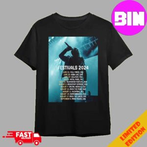 Dark Tranquillity Festival 2024 Summer Schedule List Date Unisex Essentials T-Shirt