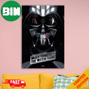 Darth Vader By Rico Jr May The 4th Be With You Star Wars Day Home Decorations Poster Canvas