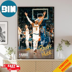 Josh Hart New Yorks Knicks Playoff Mode Advances To The Eastern Conference Semifinals 2024 NBA Playoffs Poster Canvas