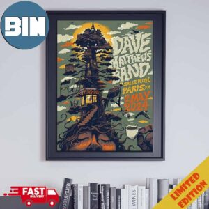 Dave Matthews Band Show On May 2 2024 In Paris At Salle Pleyel Poster Canvas HK9sI rlvbwl.jpg