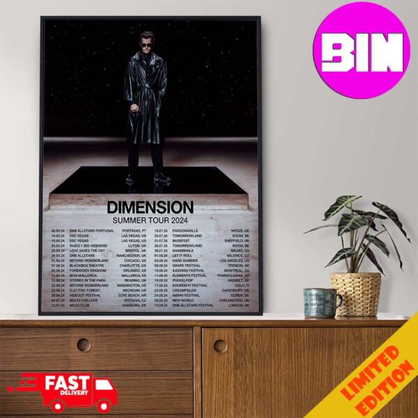 Dimension Summer Tour 2024 Schedule List Date Home Decor Poster Canvas