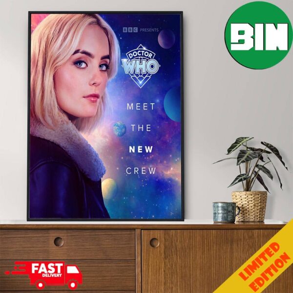 Doctor Who Your Brand New Tardis Crew Awaits Meet A New Crew Millie Gibson Poster Canvas