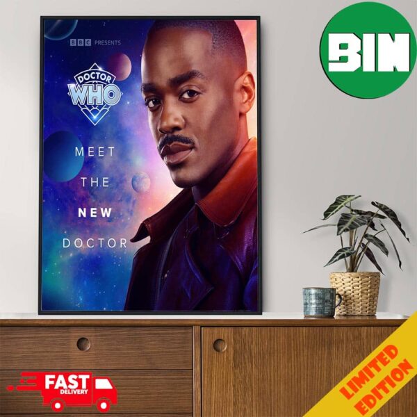 Doctor Who Your Brand New Tardis Crew Awaits Meet A New Doctor Ncuti Gatwa Fifteenth Doctor Poster Canvas