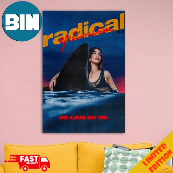 Dua Lipa Radical Optimism 3rd Album May 3 2024 Home Decorations Poster Canvas