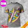 Ed Edd n Eddy 2 x Nike SB Dunk Low New Sneaker 2024 Characters Edd 3D Unisex T-Shirt