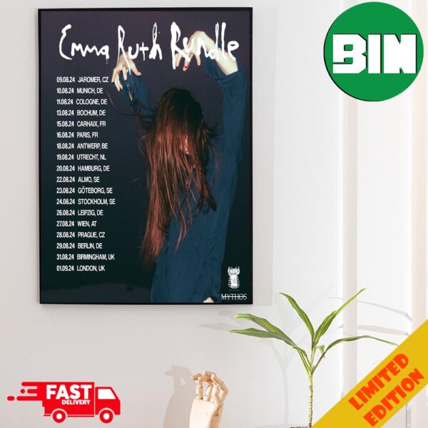 Emma Ruth Rundle 2024 Tour Schedule List Date Poster Canvas