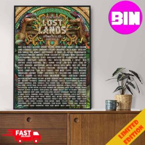 Excision presents Lost Lands Legend Valley OH Festival On September 20-22 2024 Full Lineup Home Decor Poster Canvas