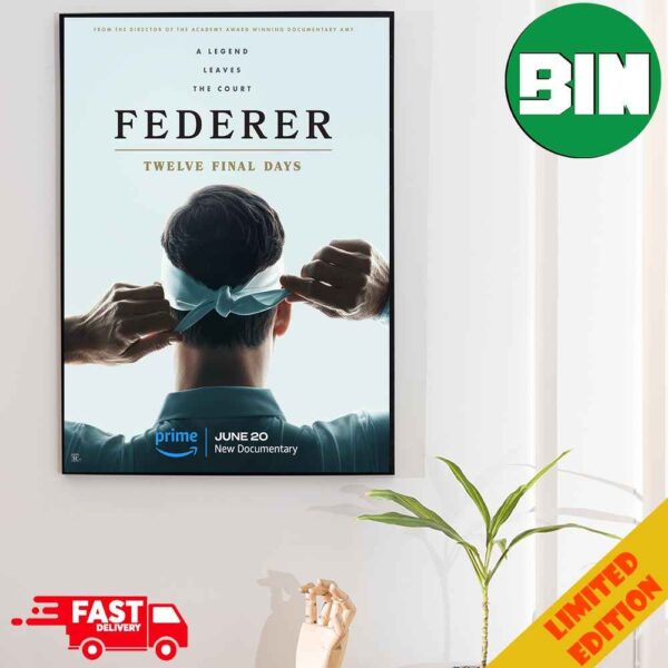 Federer Twelve Final Days A Legend Leaves The Coury On Prime June 20 Canvas Poster