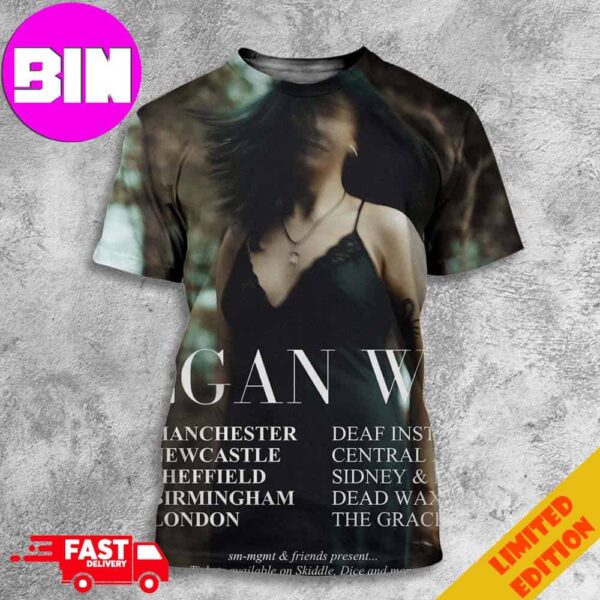 First Ever Headline Of Megan Wyn Tour 2024 Schedule List Date All Over Print Unisex T-Shirt