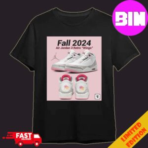 First Look At The Air Jordan 3 Wings Releasing Fall 2024 Unisex Essentials T-Shirt