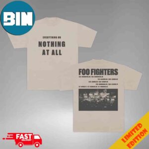 Foo Fighters Everything Or Nothing At All Two Sides  All Over Print Shirt