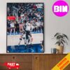 Iconic NBA Best Moment 2024 Poster Anthony Edwards Slam Dunk Frame It In Battle Minnesota Timberwolves vs Dallas Mavericks Home Decor Poster Canvas
