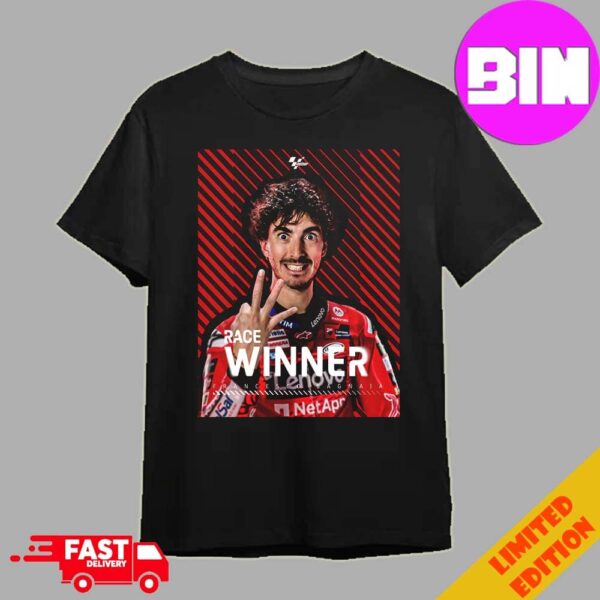 Francesco Bagnaia Winner Race MotoGP In Montmelo Barcelona 2024 Essentials T-Shirt