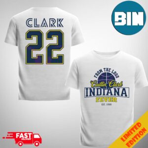 From The Logo Caitlin Clark 22 Indiana Fever Est 1999 Two Sides T-Shirt