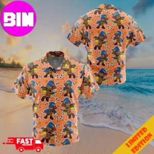 Geno Super Mario Bros Button Up ANIMEAPE Hawaiian Shirt