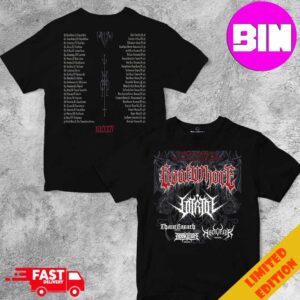 Goatwhore Tour 2024 North American Venomous Evocation With Vitriol Schedule List Date Two Sides Unisex Essentials T-Shirt