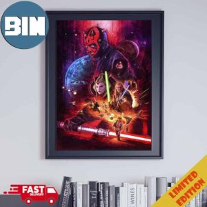 Gorgeous Poster For Star Wars The Phantom Menace By Ignacio Home Decor Poster Canvas