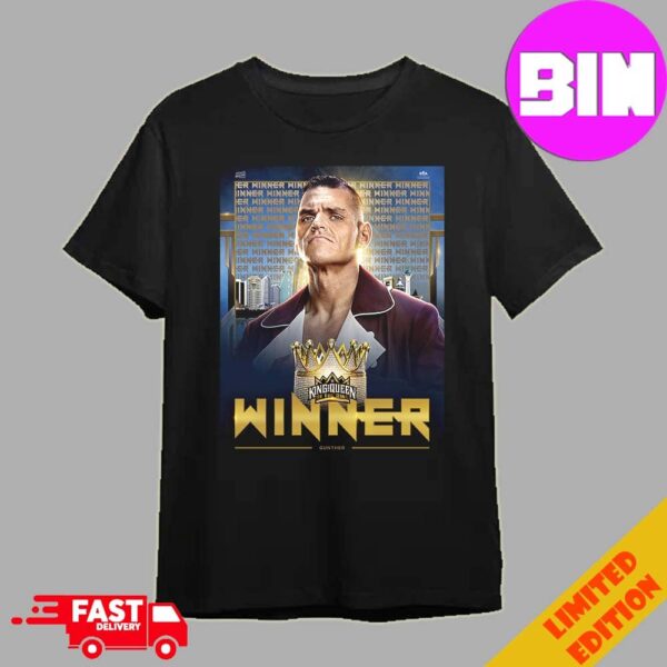 Gunther Winner WWE King And Queen Of The Ring 2024 After Defeats Randy Orton Essentials T-Shirt