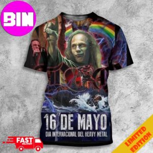 Happy Heavy Metal Day May 16 Is Commemorated In Honor Of The Great Ronnie James Dio 3D Unisex T-Shirt