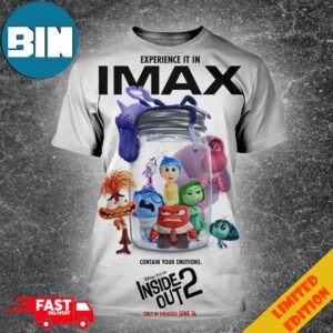 Imax Poster For Inside Out 2 Releasing In Theaters On June 14 All Over Print Shirt