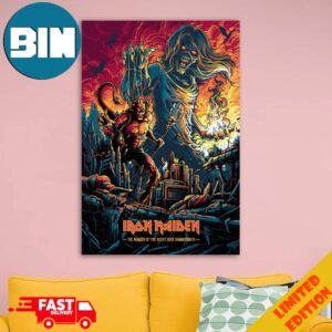 Iron Maiden The Number Of The Beast Over Hammersmith 2024 By Dan Mumford Home Decorations Poster Canvas