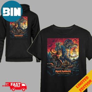 Iron Maiden The Number Of The Beast Over Hammersmith 2024 By Dan Mumford T-Shirt Hoodie