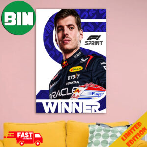 It’s Max Verstappen In Miami F1 Sprint Miami GP Winner Home Decorations Poster Canvas