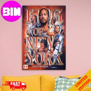 Jalen Brunson And The New York Knicks Takedown Philly New York Advances King Of The New York Home Decorations Poster Canvas