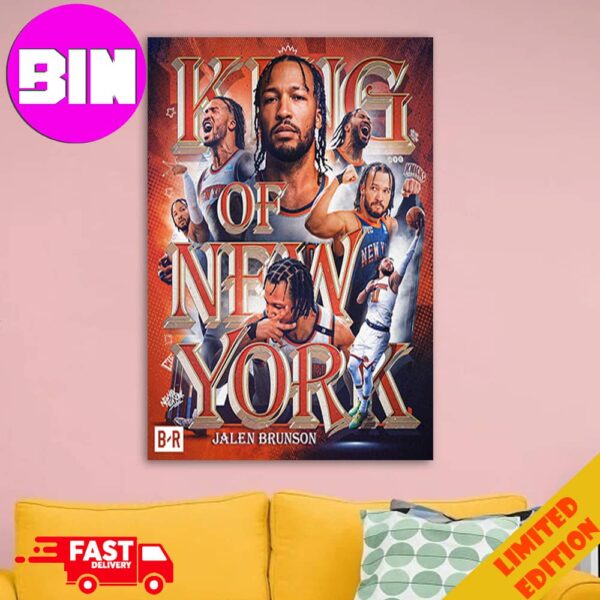 Jalen Brunson And The New York Knicks Takedown Philly New York Advances King Of The New York Home Decorations Poster Canvas