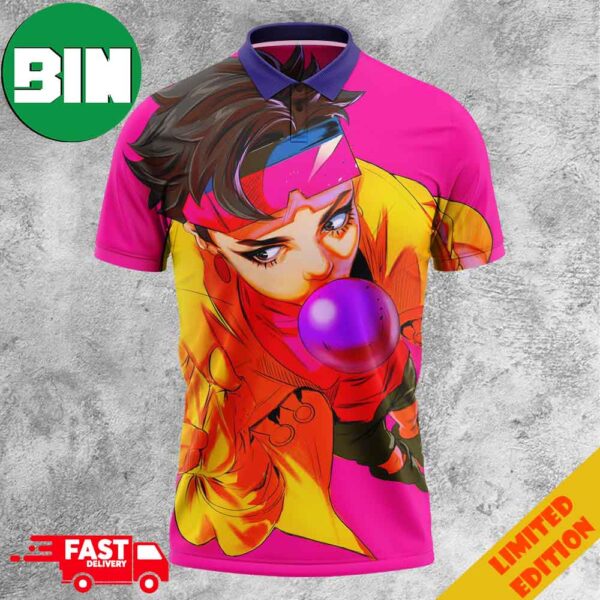 Jubilee Again X-Men 97 All-Over Print Polo Shirt