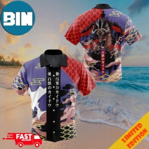 Kaido Pattern One Piece Button Up ANIMEAPE Hawaiian Shirt