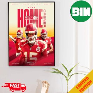 Kansas City Chiefs x Baltimore Ravens 2024home Opener Thursday Sept 5 2024 Poster Canvas