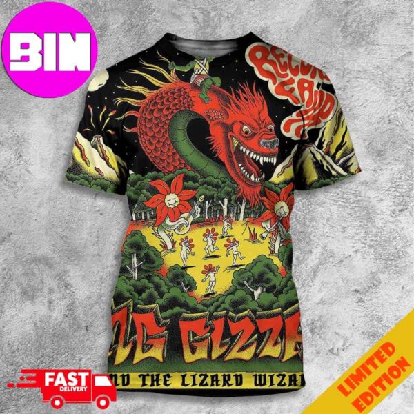 King Gizzard And The Lizard Wizard May 22 2024 Stadtpark Open Air Hamburg Germany 3D Unisex T-Shirt