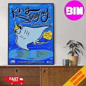 King Stingray Regional Run Tour 2024 In Australia Schedule List Date Home Decor Poster Canvas