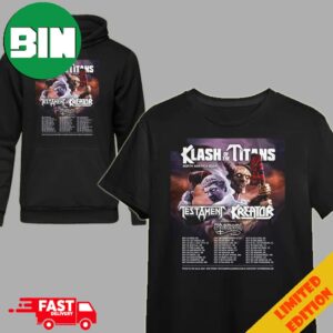 Klash Of The Titans North America 2024 With Testament ANd Kreator With Possessed Schedule Lists T Shirt Hoodie