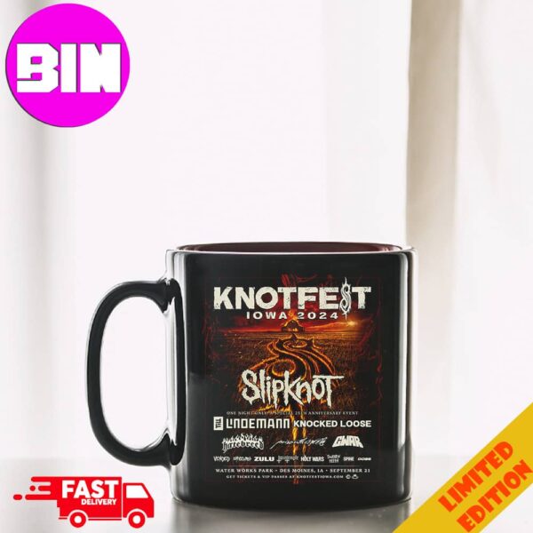 Knotfest IOWA 2024 Slipknot One Night Only A Special 25th Anniversary Event With Knocked Loose And More T-Shirt