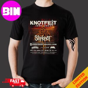 Knotfest IOWA 2024 Slipknot One Night Only A Special 25th Anniversary Event With Knocked Loose And More T-Shirt