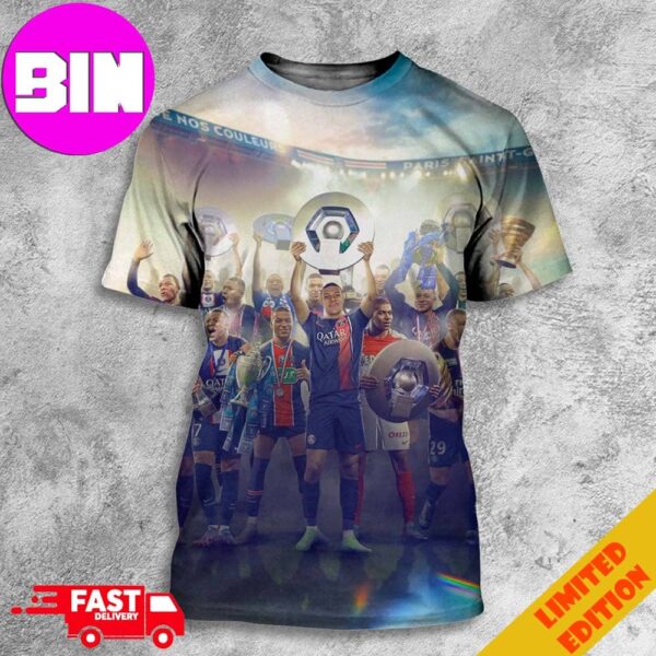 Kylian Mbappe Notable Moments At Paris Saint Germain All Over Print Unisex T-Shirt