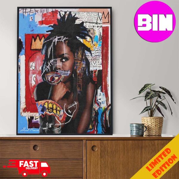 Lauryn Hill x Basquiat Wallpaper Unisex Essentials T-Shirt