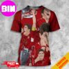 Legend Steven Gerrard With Liverpool FC Champions Premier League 2005-06 All Over Print Unisex T-Shirt