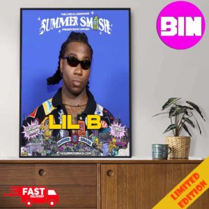 Lil B Show At The Summer Smash 2024 Home Decor Poster Canvas