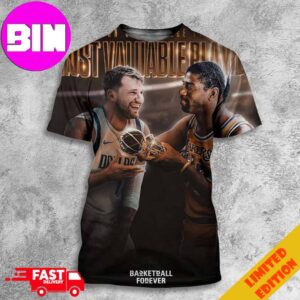 Luka Doncic Wins The Magic Johnson Trophy As The Western Conference Finals MVP NBA 2024 All Over Print Unisex T-Shirt