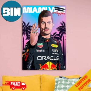 Max Verstappen Will Go Three In Miami Grands Prix 2024 F1 Championship Home Decorations Poster Canvas