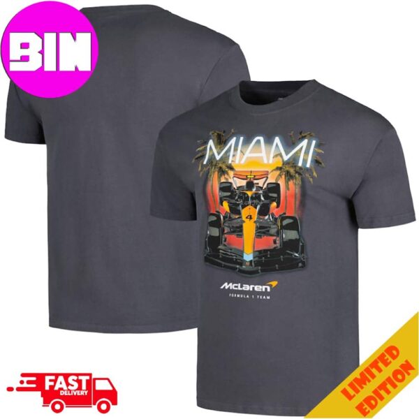 McLaren F1 Team 2024 Miami Grand Prix All Speed T-Shirt