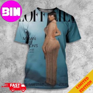 Megan Thee Stallion Simultaneously Covers Both L?Officiel US And EU Summertime 2024 All Over Print Unisex T-Shirt