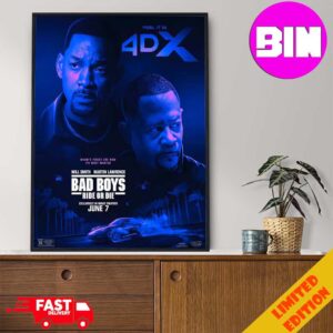 Miami’s Finest Are Now Its Most Wanted Posters For Bad Boys Ride Or Die In Theaters On June 7 2024 With Will Smith And Martin Lawrence Home Decor Poster Canvas